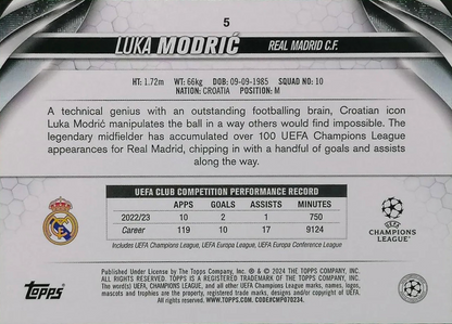 Luka Modrić - UEFA Club Competitions 23/24