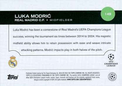 Luka Modrić - UEFA Club Competitions 24/25
