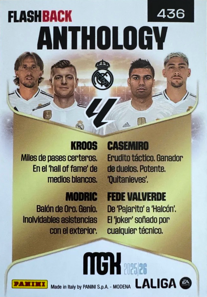 Luka Modrić, Toni Kroos, Casemiro y Fede Valverde - Anthology - Megacracks 25/26