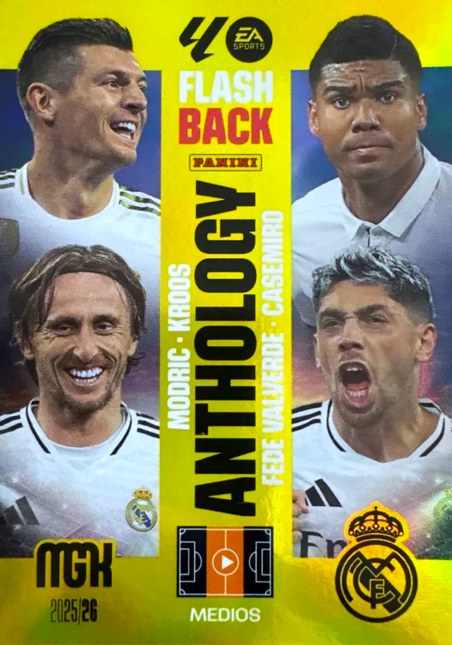 Luka Modrić, Toni Kroos, Casemiro y Fede Valverde - Anthology - Megacracks 25/26