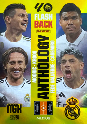 Luka Modrić, Toni Kroos, Casemiro y Fede Valverde - Anthology - Megacracks 25/26