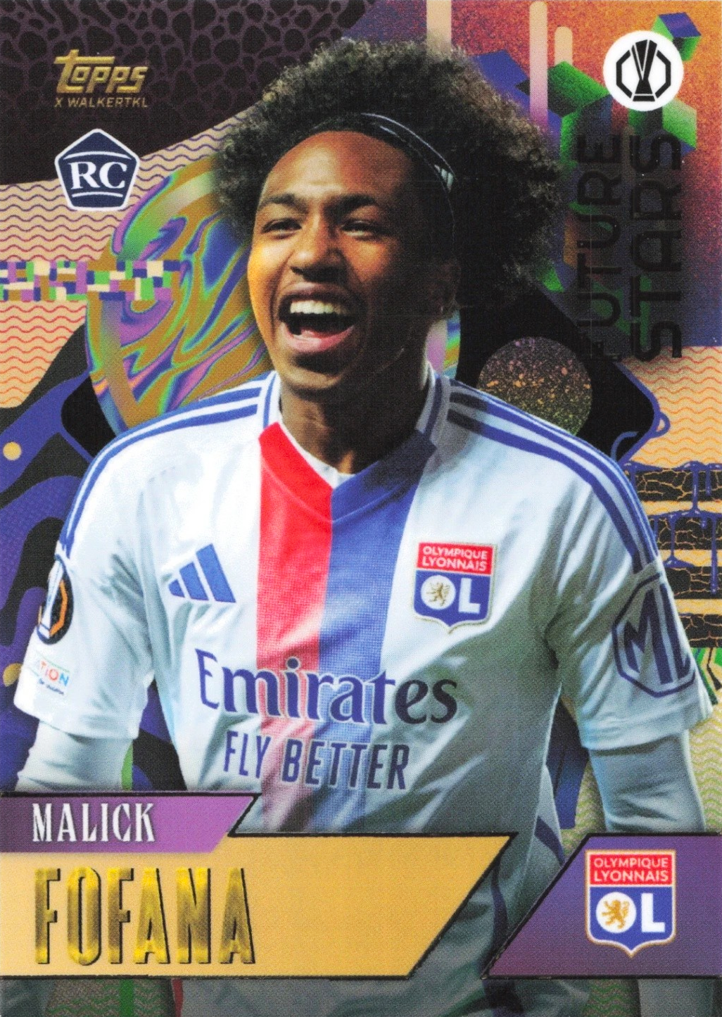 Malick Fofana (RC) - Future Stars - Topps Gold UEFA Club Competitions 24/25
