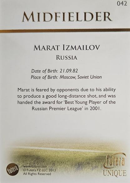 Marat Izmailov - Futera Unique 2013