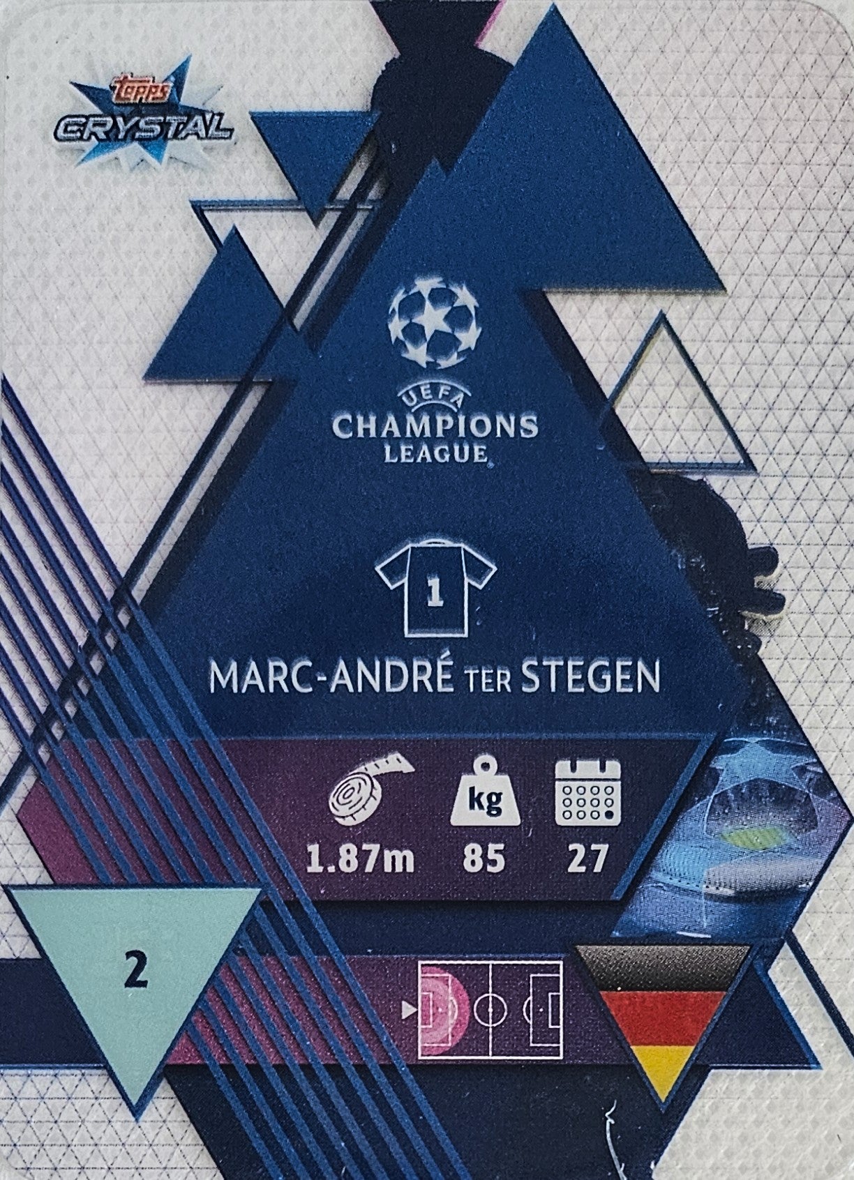 Marc-André ter Stegen - Topps Crystal UEFA Champions League 19/20