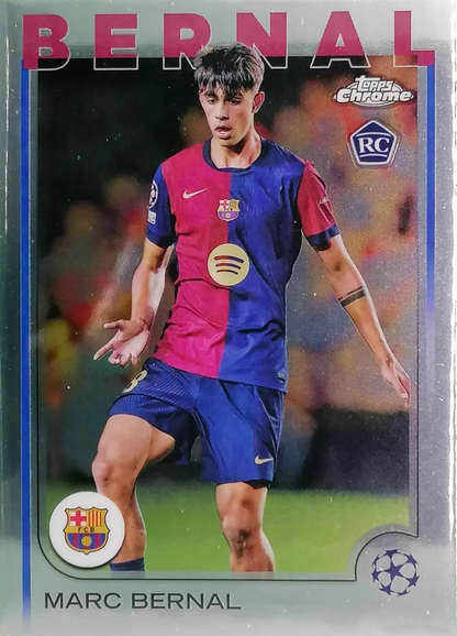 Marc Bernal (RC) - Topps Chrome UEFA Club Competitions 24/25