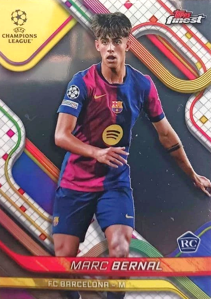 Marc Bernal (RC) - Topps Finest UEFA Club Competitions 24/25