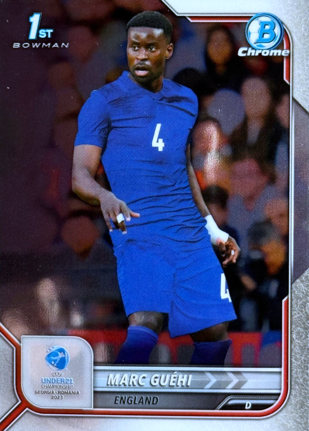 Marc Guéhi - 1st Bowman - Bowman Chrome UEFA Under 21 Championship Georgia y Romania 2023