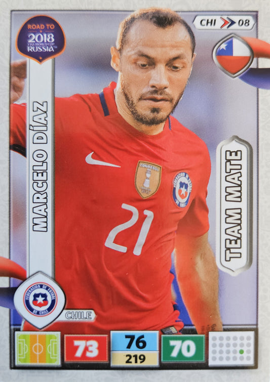 Marcelo Díaz - Team Mate - Adrenalyn XL Road to FIFA World Cup Russia 2018