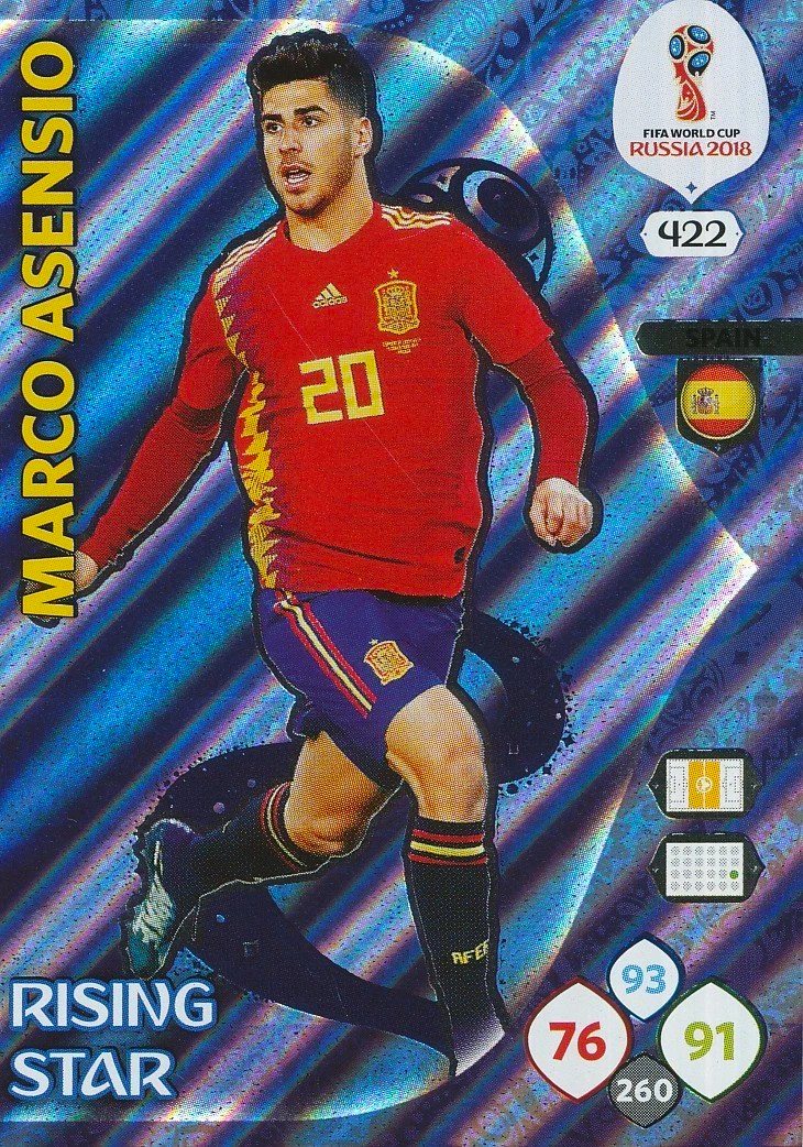 Marco Asensio - Rising Star - Adrenalyn XL FIFA World Cup Russia 2018