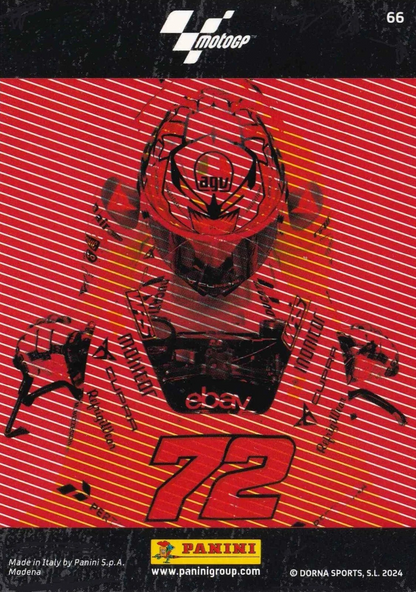 Marco Bezzecchi - Helmet - MotoGP 2024 75th Anniversary