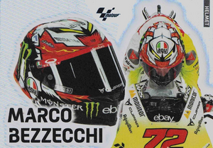Marco Bezzecchi - Helmet - MotoGP 2024 75th Anniversary
