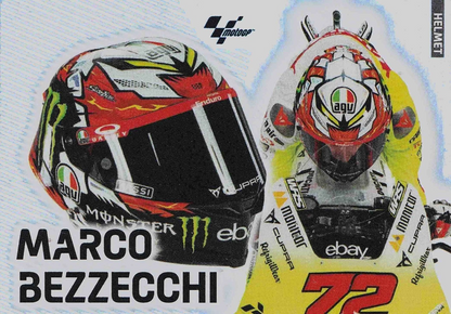 Marco Bezzecchi - Helmet - MotoGP 2024 75th Anniversary