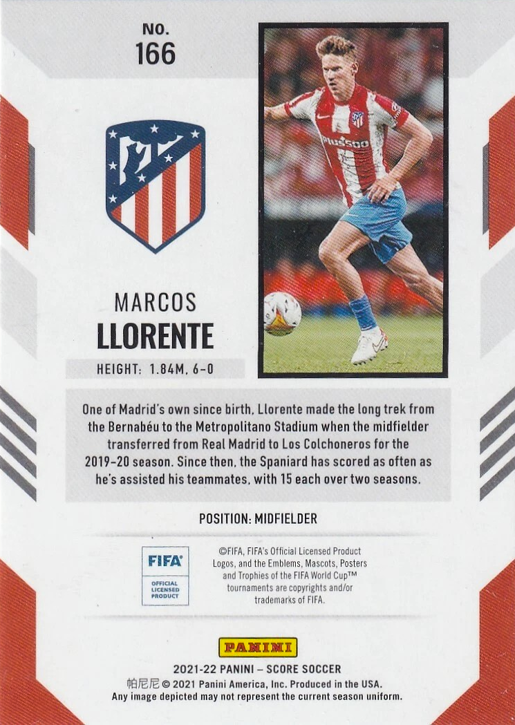 Marcos Llorente - Score Scocer 21/22