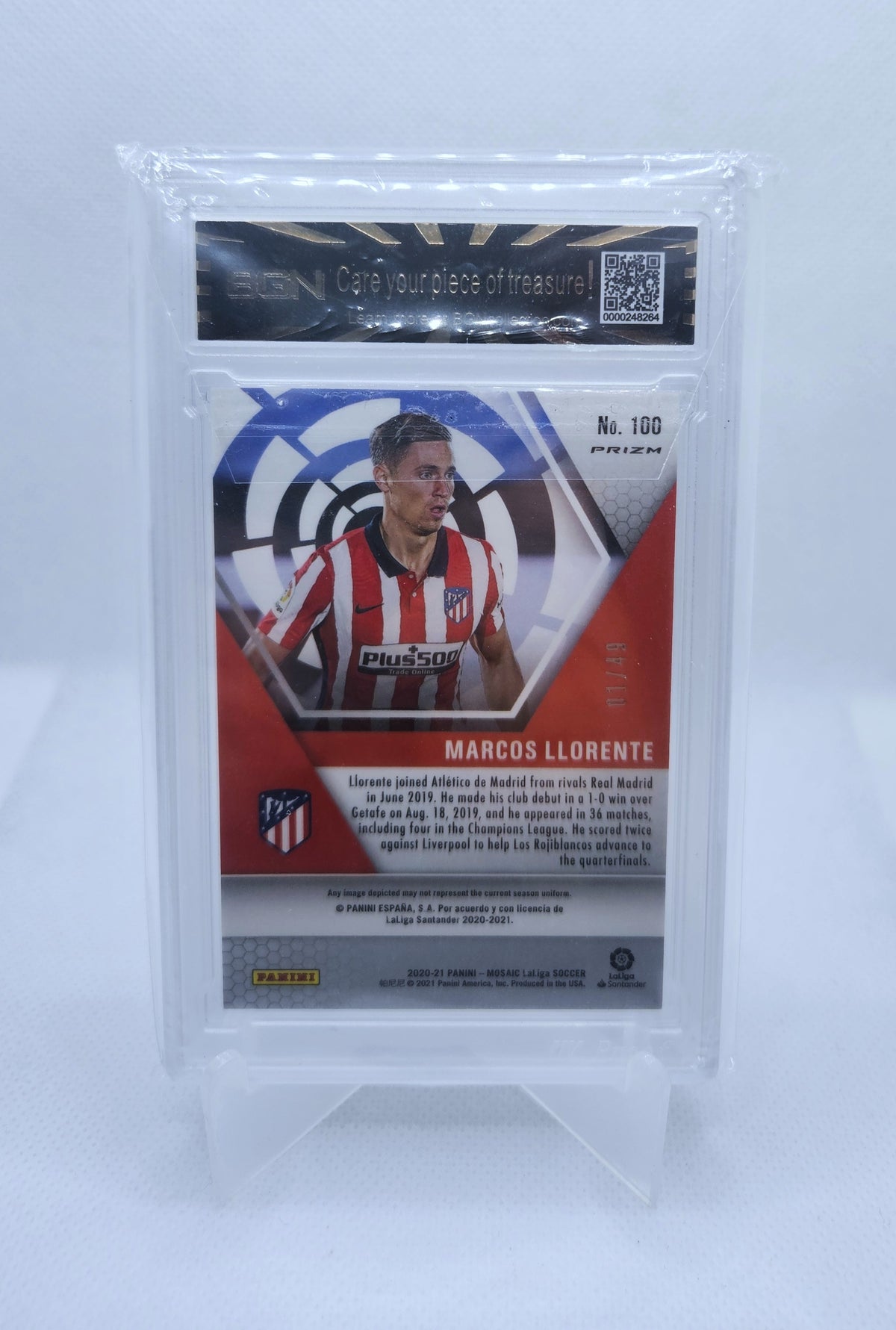 Marcos Llorente /49 - Authentic - Mosaic Purple - Mosaic LaLiga 20/21