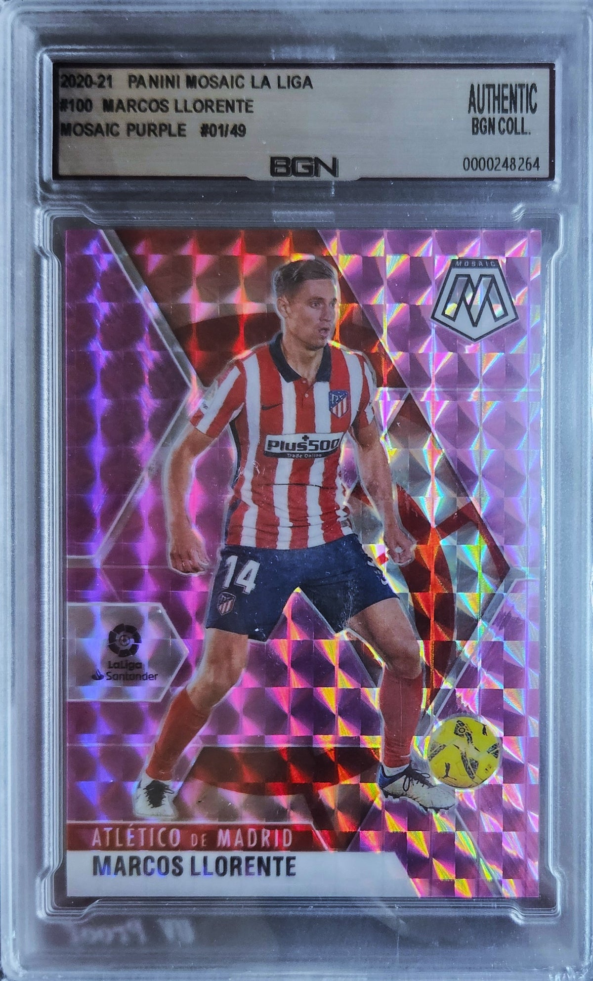 Marcos Llorente /49 - Authentic - Mosaic Purple - Mosaic LaLiga 20/21
