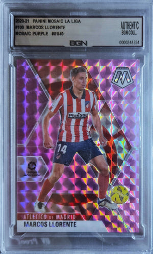 Marcos Llorente /49 - Authentic - Mosaic Purple - Mosaic LaLiga 20/21