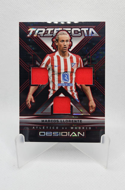 Marcos Llorente /49 - Parche Trifecta - Obsidian Soccer 25/26