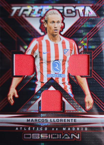 Marcos Llorente /49 - Parche Trifecta - Obsidian Soccer 25/26