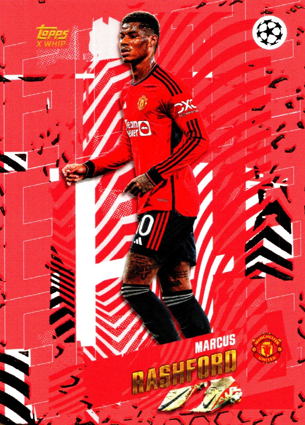 Marcus Rashford - Elite - Topps Gold UEFA Club Competitions 23/24