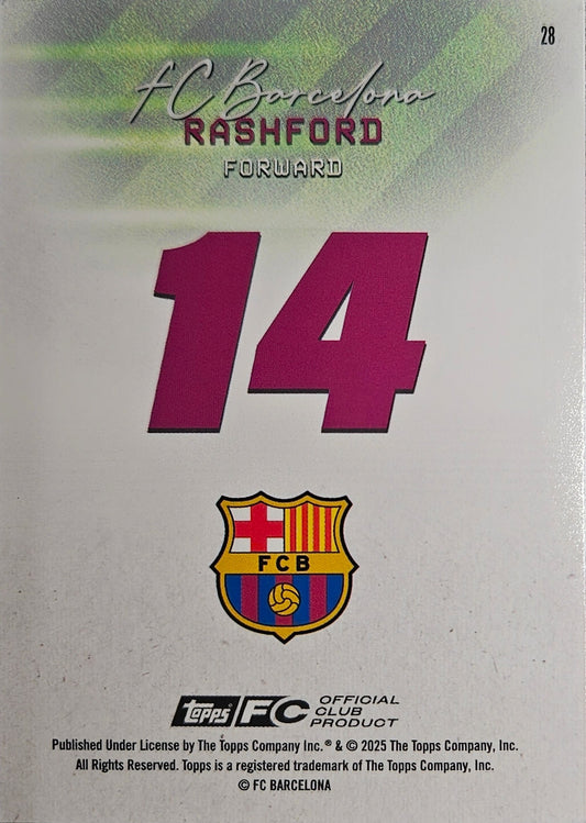 Marcus Rashford /150 - Team Set Barcelona 25/26