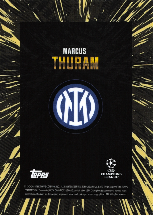 Marcus Thuram - Topps Gold UEFA Club Competitions 23/24