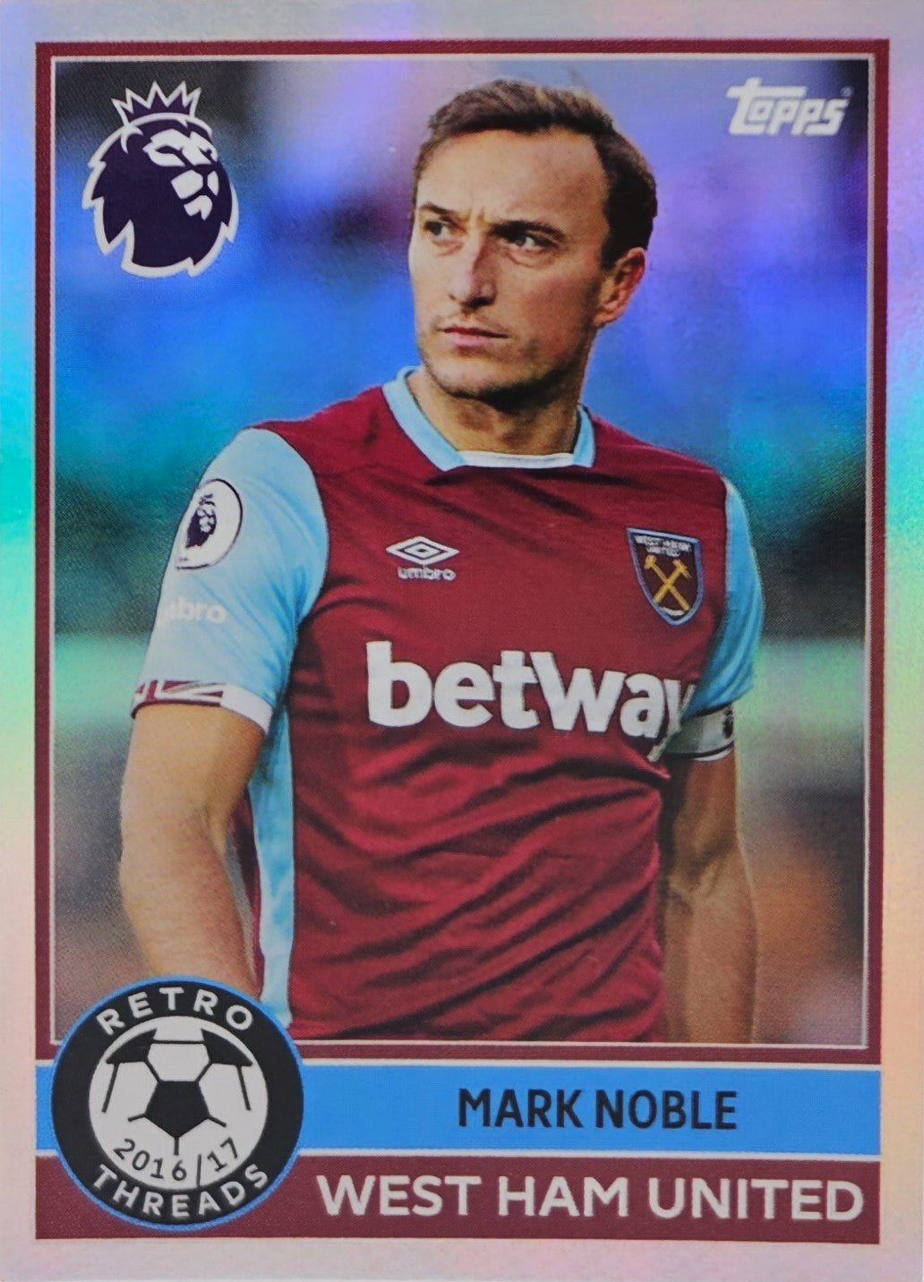 Mark Noble - Retro Threads - Topps Premier League 2026
