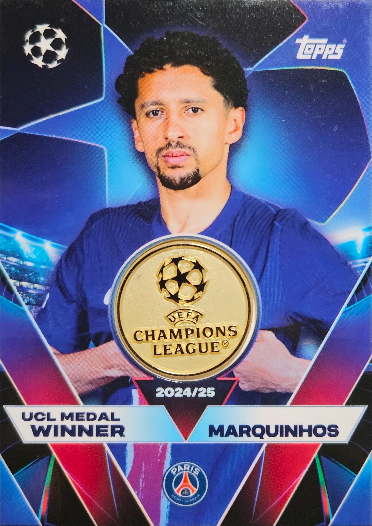 Marquinhos - Medal Winner - Match Attax UEFA Club Competition 25/26