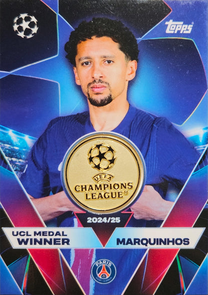 Marquinhos - Medal Winner - Match Attax UEFA Club Competition 25/26