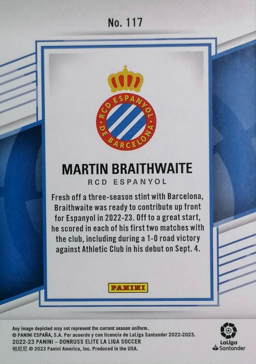 Martin Braithwaite - Donruss Elite LaLiga 22/23
