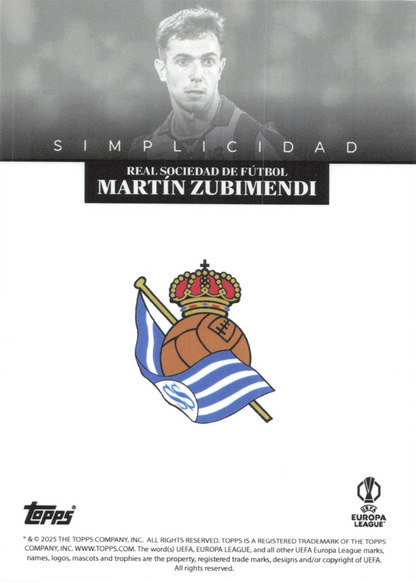 Martín Zubimendi - Simplicidad UEFA Club Competitions 24/25