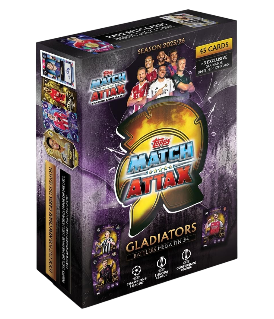 Match Attax Extra UEFA Club Competitions 25/26 - Gladiators Battlers - Mega Tin #4