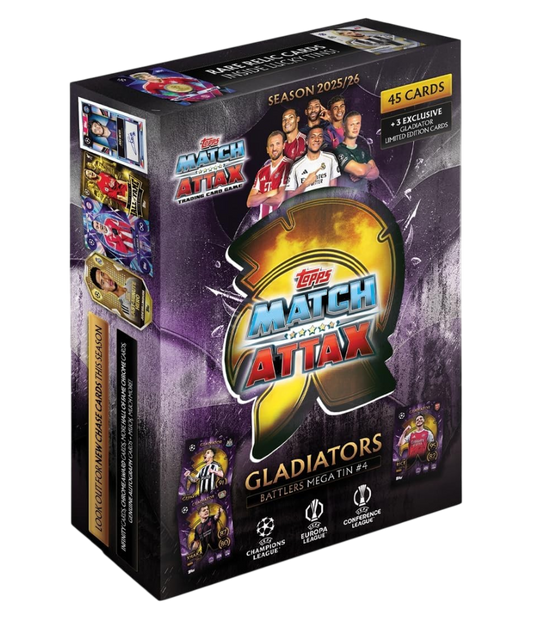 Match Attax Extra UEFA Club Competitions 25/26 - Gladiators Battlers - Mega Tin #4