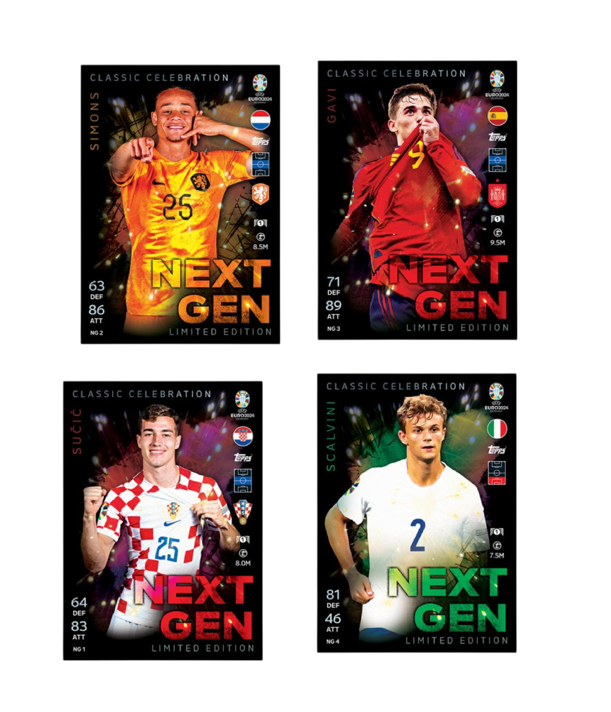 Match Attax EURO 2024 - Next Gen - Mega Tin 2 Classic Celebration