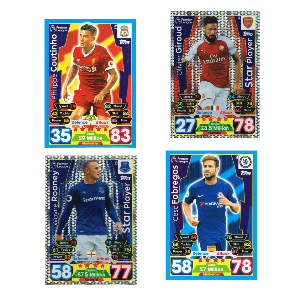 Match Attax Premier League 17/18 - Sobre