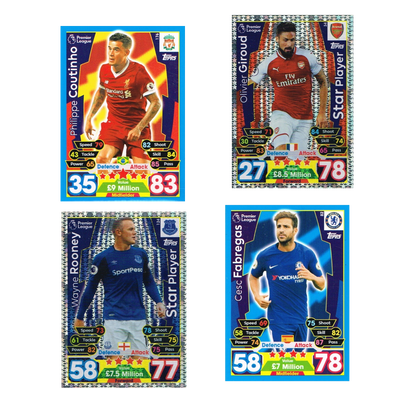 Match Attax Premier League 17/18 - Sobre