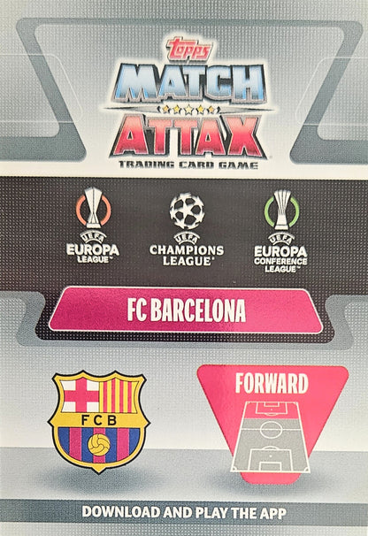 Ansu Fati - Limited Edition - Match Attax UEFA Club Competitions 21/22