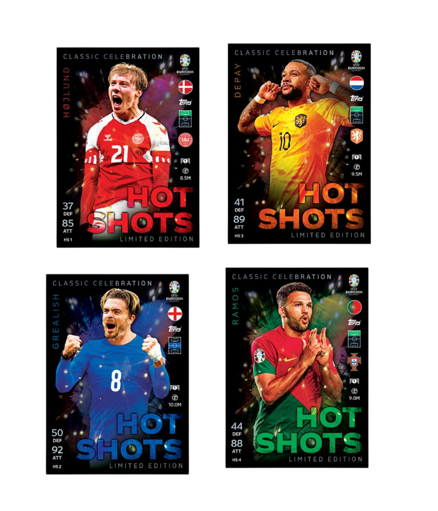 Match Attax UEFA EURO 2024 - Hot Shots - Mega Tin 1 Classic Celebration