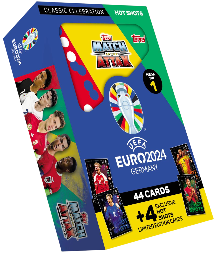 Match Attax UEFA EURO 2024 - Hot Shots - Mega Tin 1 Classic Celebration