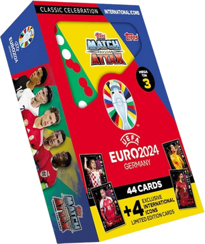 Match Attax UEFA EURO 2024 - International Icons - Mega Tin 3 Classic Celebration