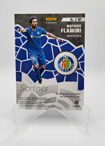 Mathieu Flamini - Autógrafo original Red - Mosaic LaLiga 20/21