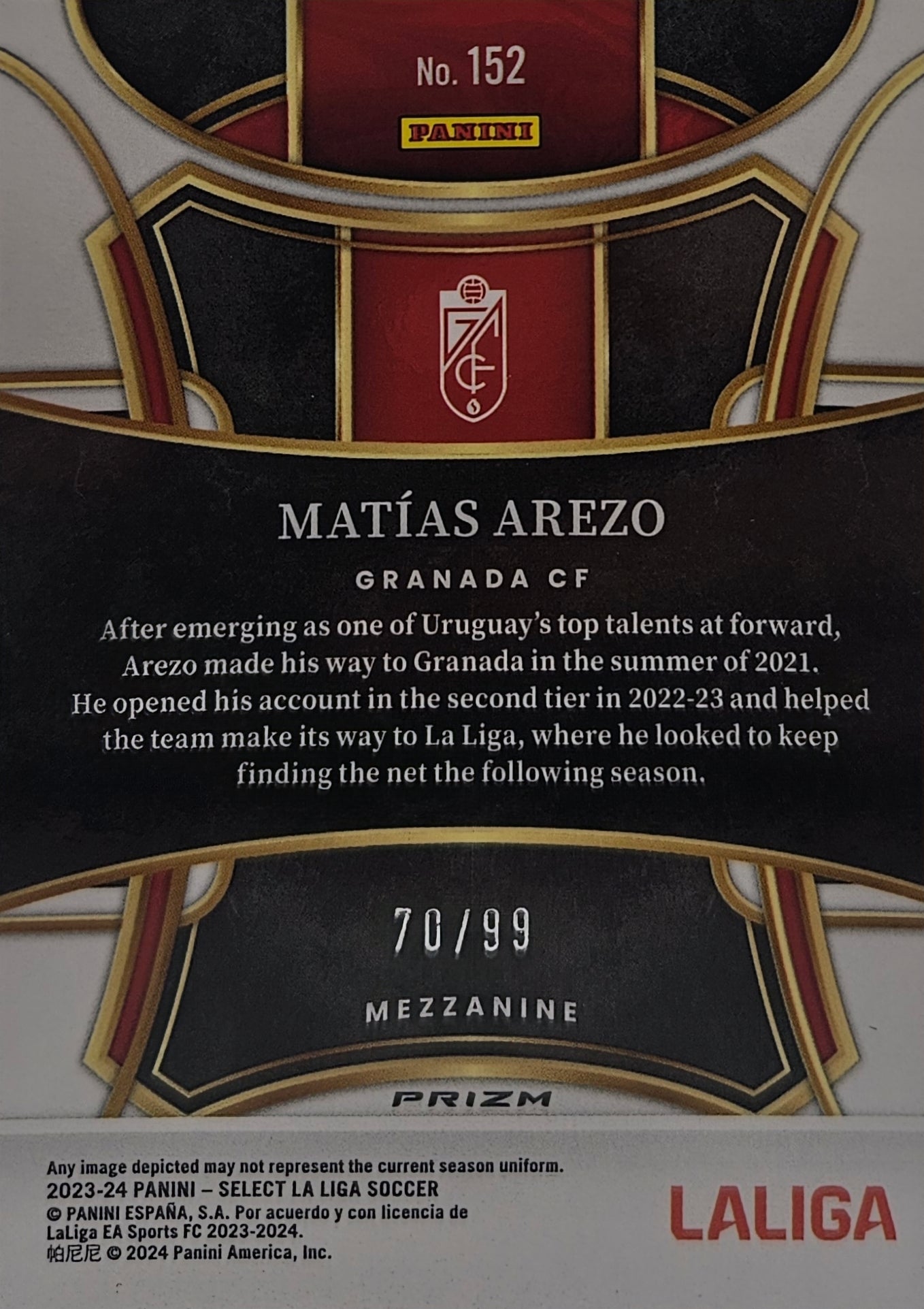 Matías Arezo (RC) /99 - Select LaLiga 23/24