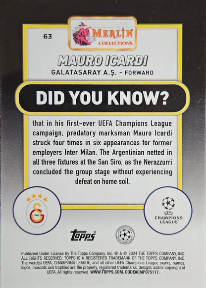 Mauro Icardi - Merlin UEFA Club Competitions 23/24