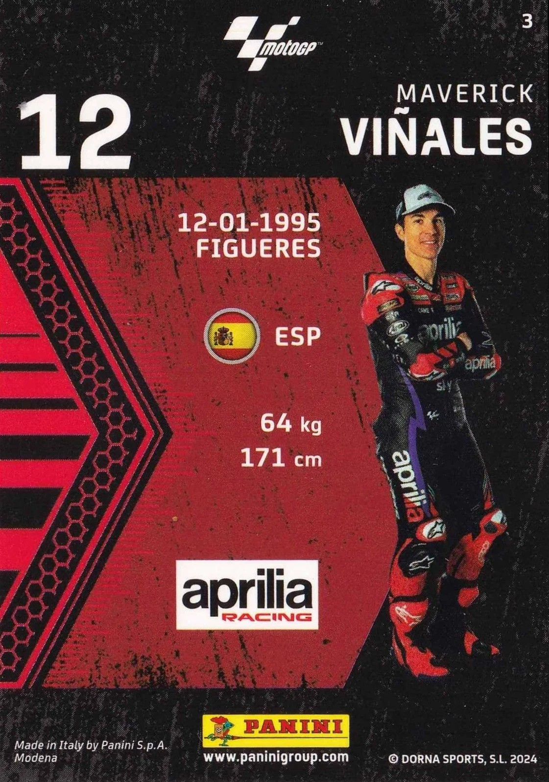 Maverick Viñales - Starting Grid - MotoGP 2024 75th Anniversary