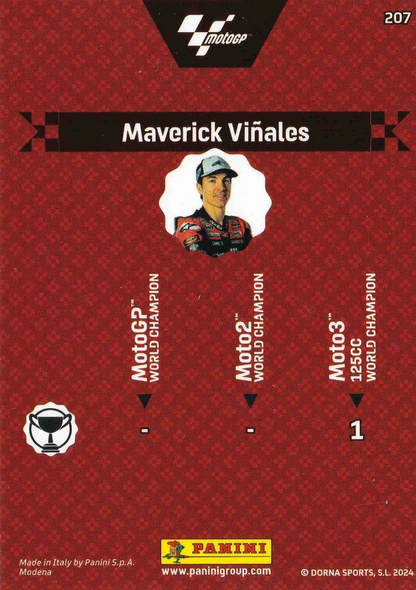 Maverick Viñales - World Champion Moto 2 - MotoGP 2024 75th Anniversary