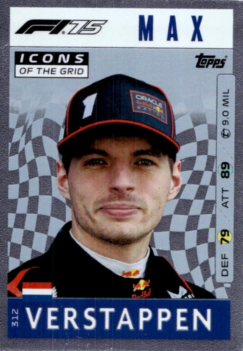 Max Verstappen - Icons of the Grid - Turbo Attax Formula 1 2025