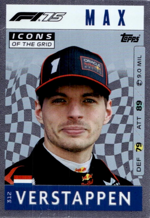 Max Verstappen - Icons of the Grid - Turbo Attax Formula 1 2025