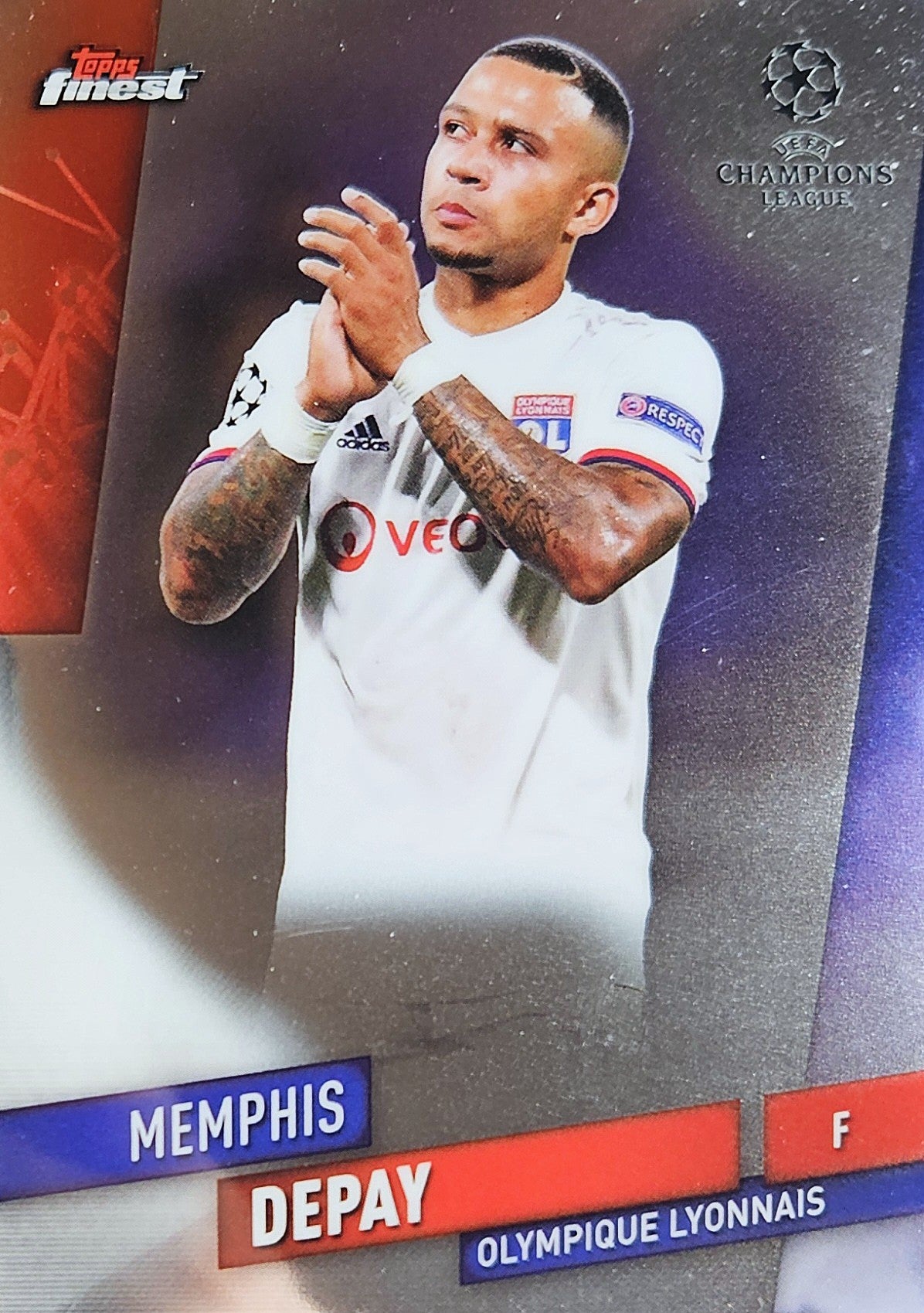 Memphis Depay - Topps Finest UEFA Champions League 19/20