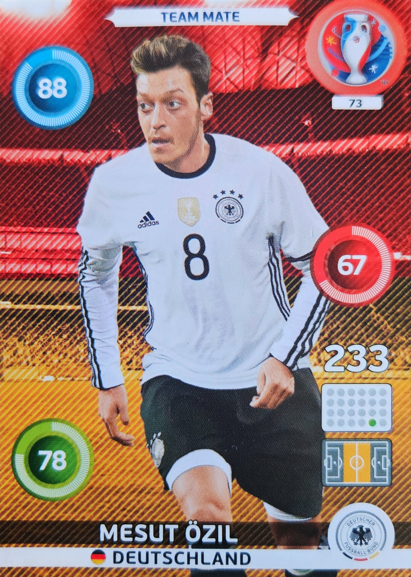 Mesut Özil - Team Mate - Adrenalyn XL Euro Francia 2016
