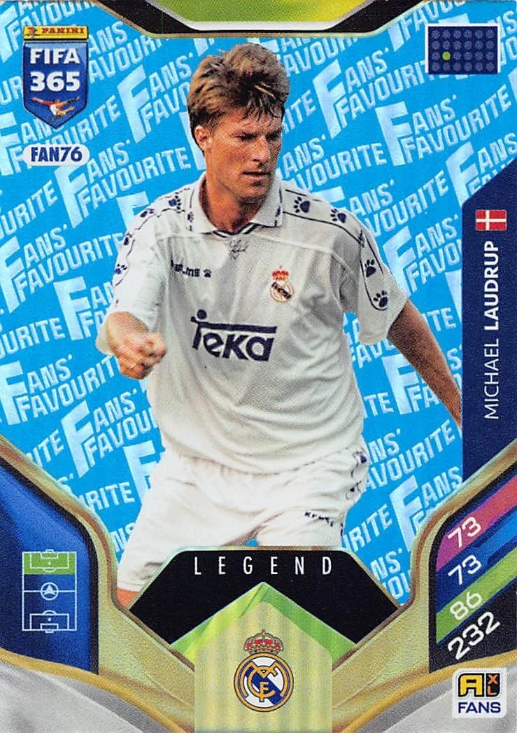 Michael Laudrup - Fan's Favourite Legend - Paralela azul - Adrenalyn XL FIFA 365 2026