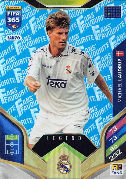 Michael Laudrup - Fan's Favourite Legend - Paralela azul - Adrenalyn XL FIFA 365 2026